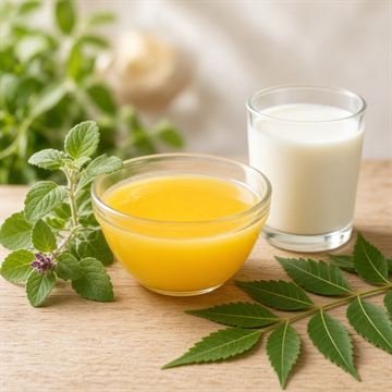 Pure golden desi ghee with no preservatives or colour