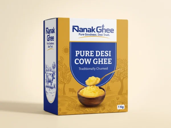 Nanak bilona desi cow ghee pack
