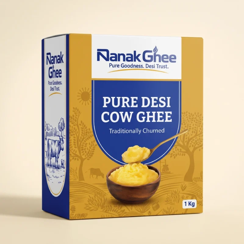 Nanak bilona desi cow ghee pack